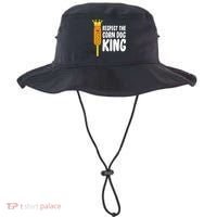 Corn Dog King Funny Costume Respect The Corn Dog King Bucket Hat thumb 0