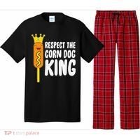 Corn Dog King Funny Costume Respect The Corn Dog King Pajama Set thumb 0