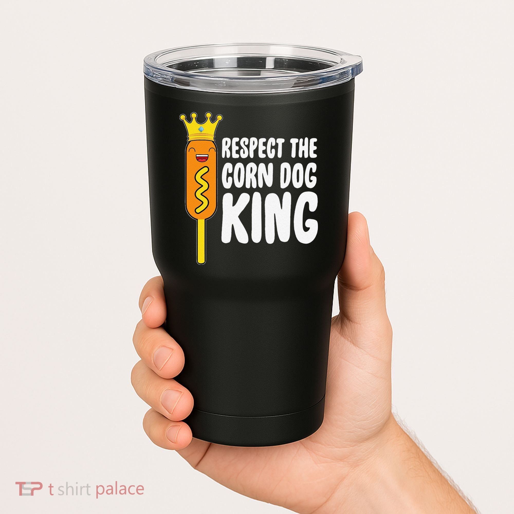 Corn Dog King Funny Costume Respect The Corn Dog King Tumbler