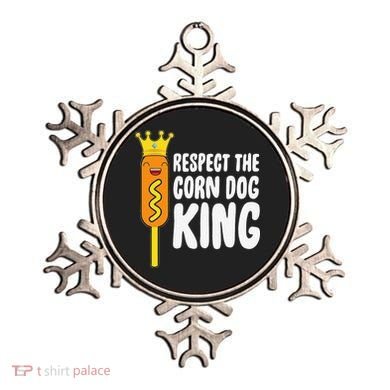 Corn Dog King Funny Costume Respect The Corn Dog King Ornament