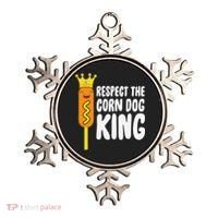 Corn Dog King Funny Costume Respect The Corn Dog King Ornament thumb 0