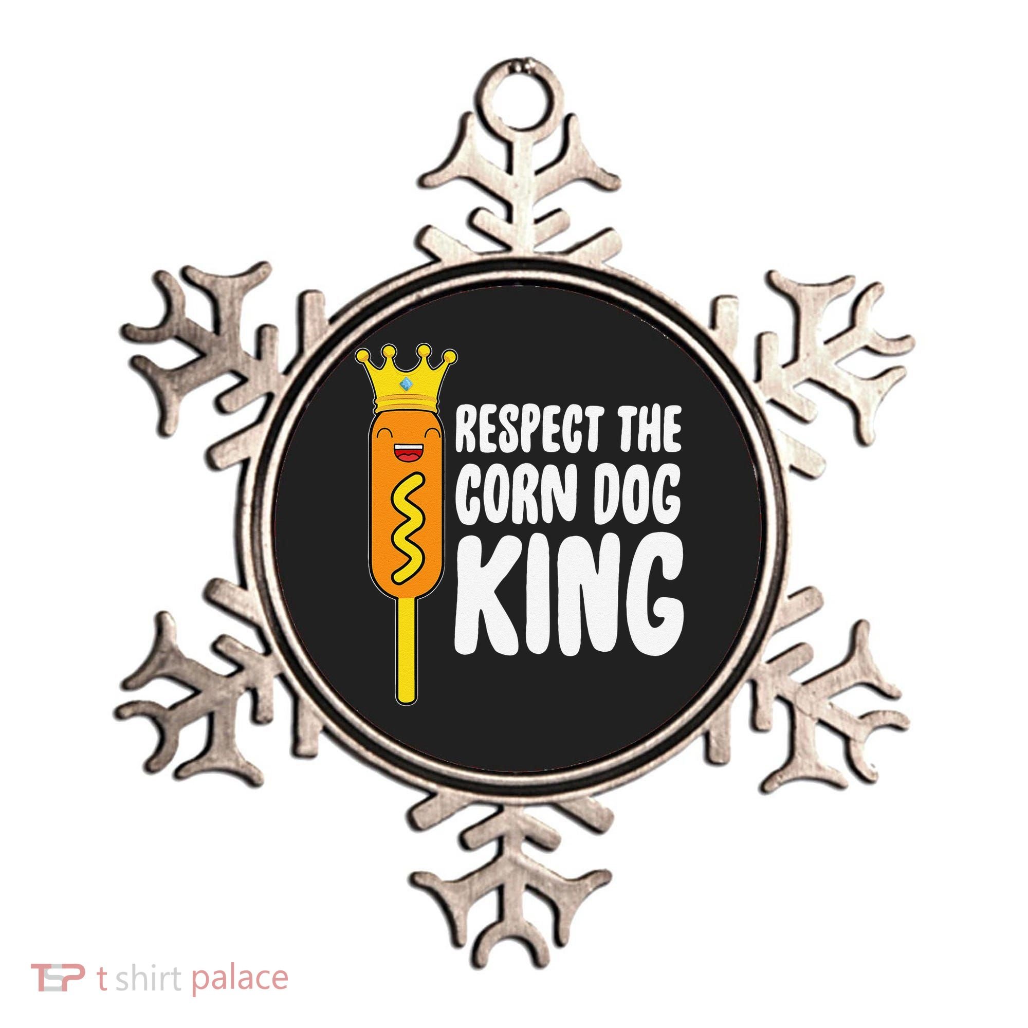 Corn Dog King Funny Costume Respect The Corn Dog King Ornament