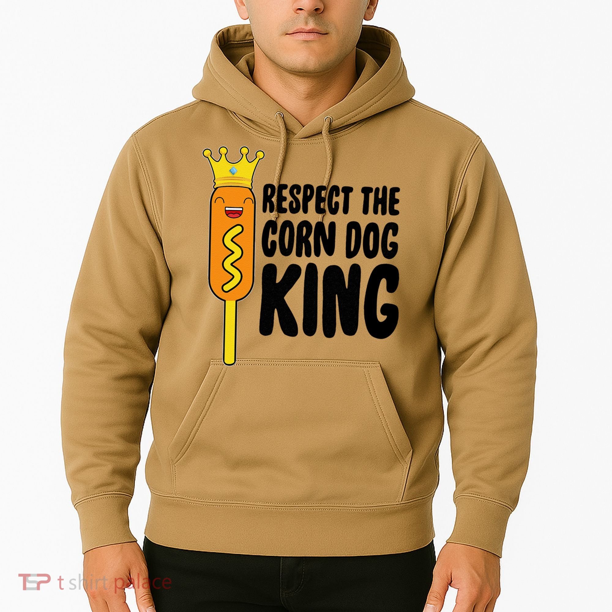 Corn Dog King Funny Costume Respect The Corn Dog King Hoodie