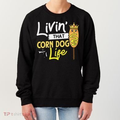 Corn Dog Korean Mini Cheese Vegan Women's Sweatshirt