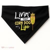 Corn Dog Korean Mini Cheese Vegan USA-Made Doggie Bandana thumb 0