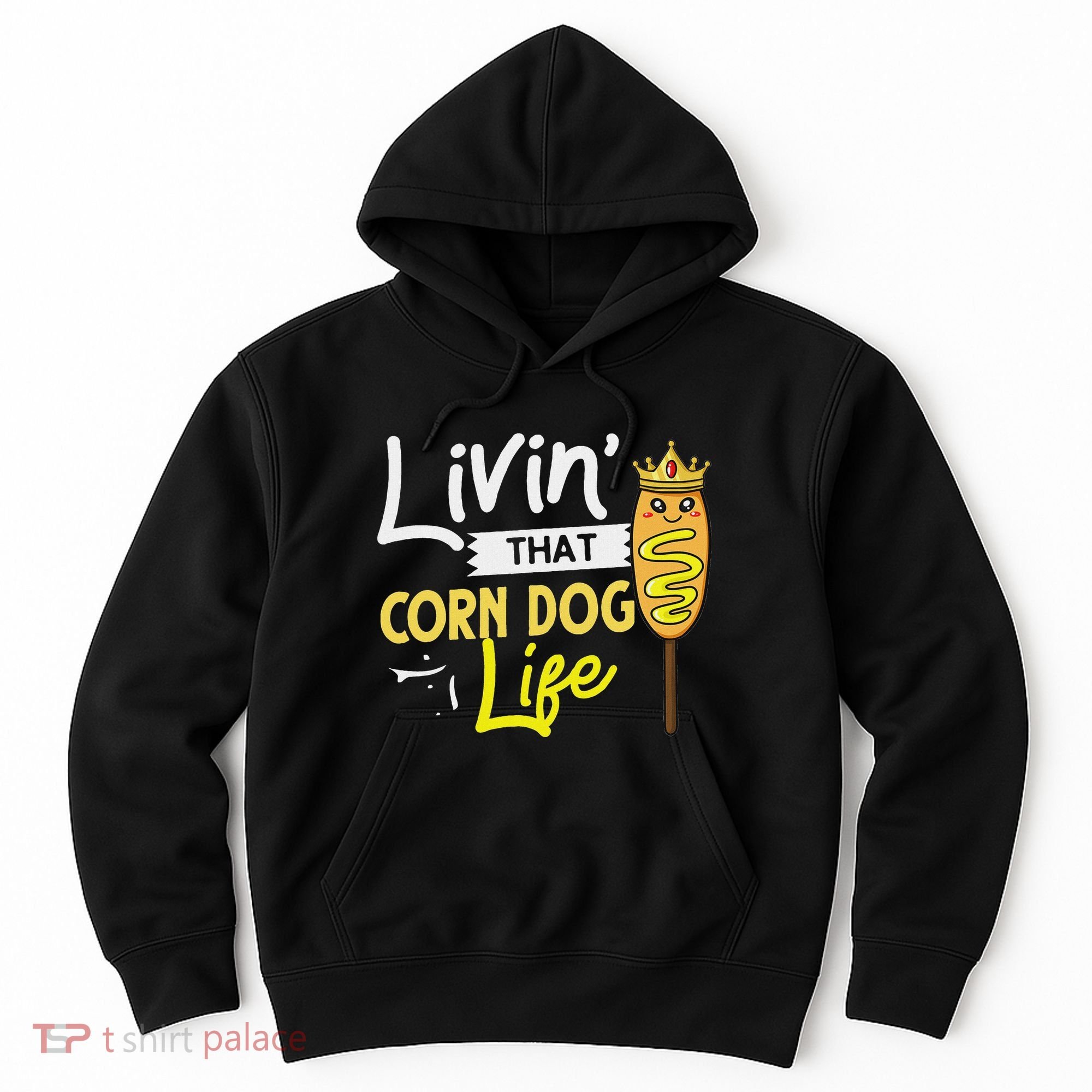 Corn Dog Korean Mini Cheese Vegan Hoodie