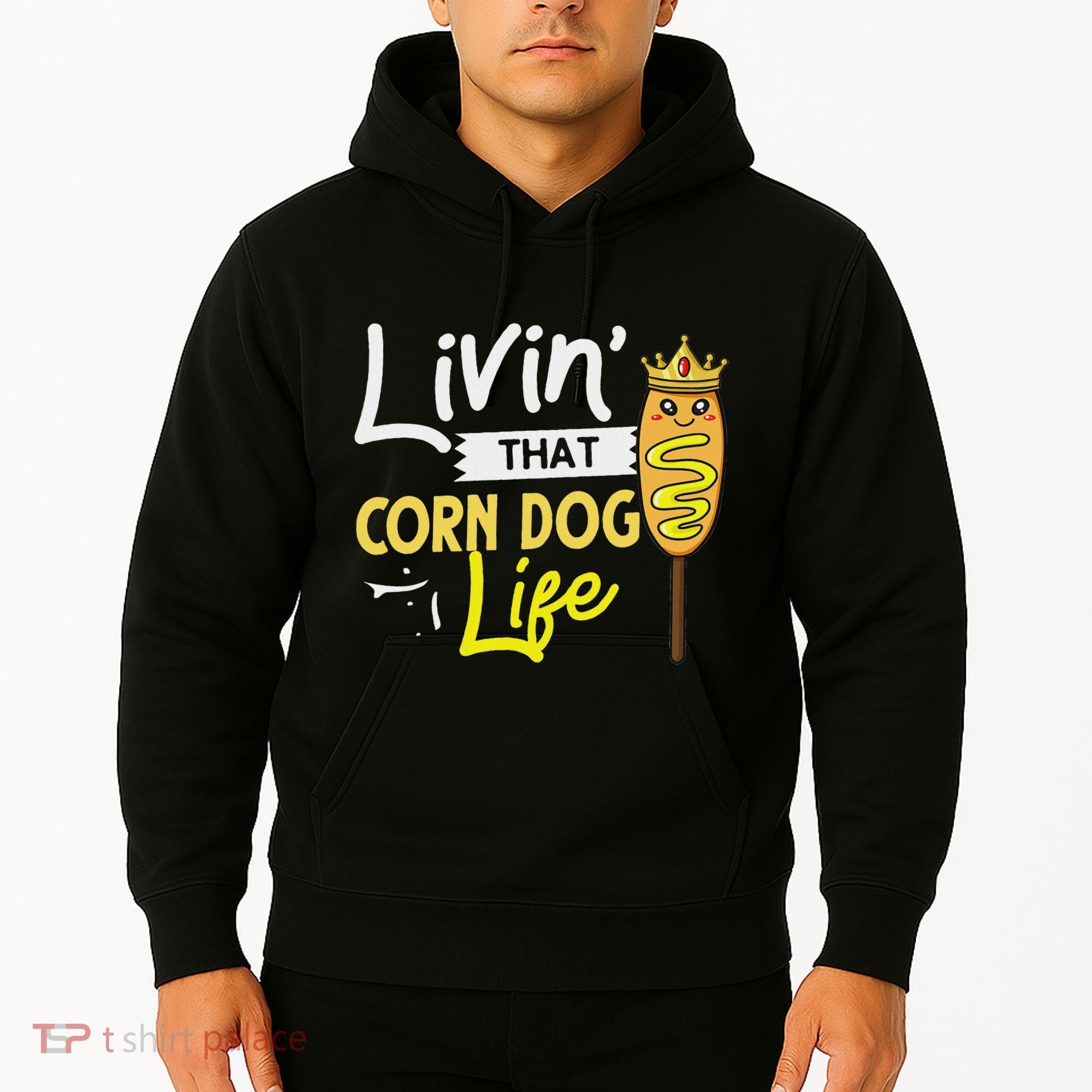 Corn Dog Korean Mini Cheese Vegan Hoodie