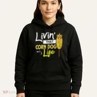 Corn Dog Korean Mini Cheese Vegan Hoodie thumb 5