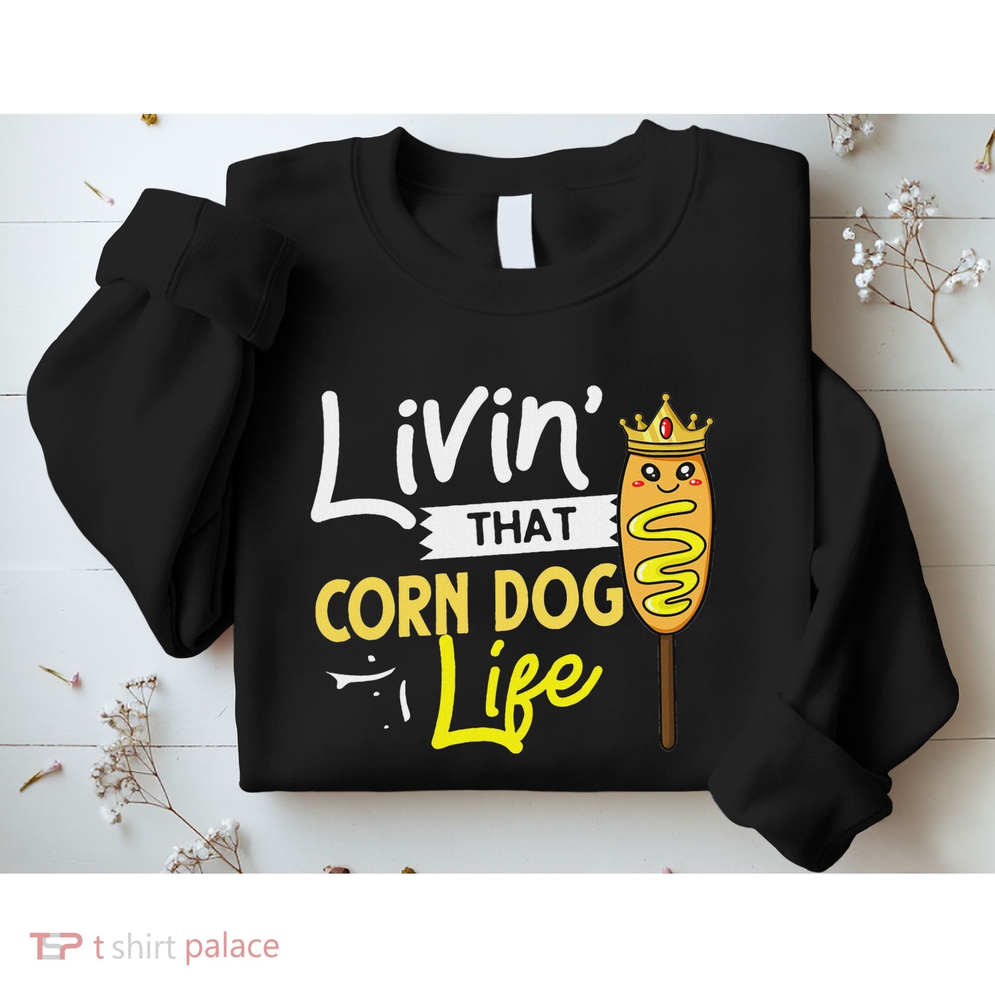 Corn Dog Korean Mini Cheese Vegan Sweatshirt