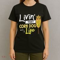 Corn Dog Korean Mini Cheese Vegan T-Shirt thumb 4
