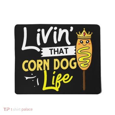 Corn Dog Korean Mini Cheese Vegan Mousepad