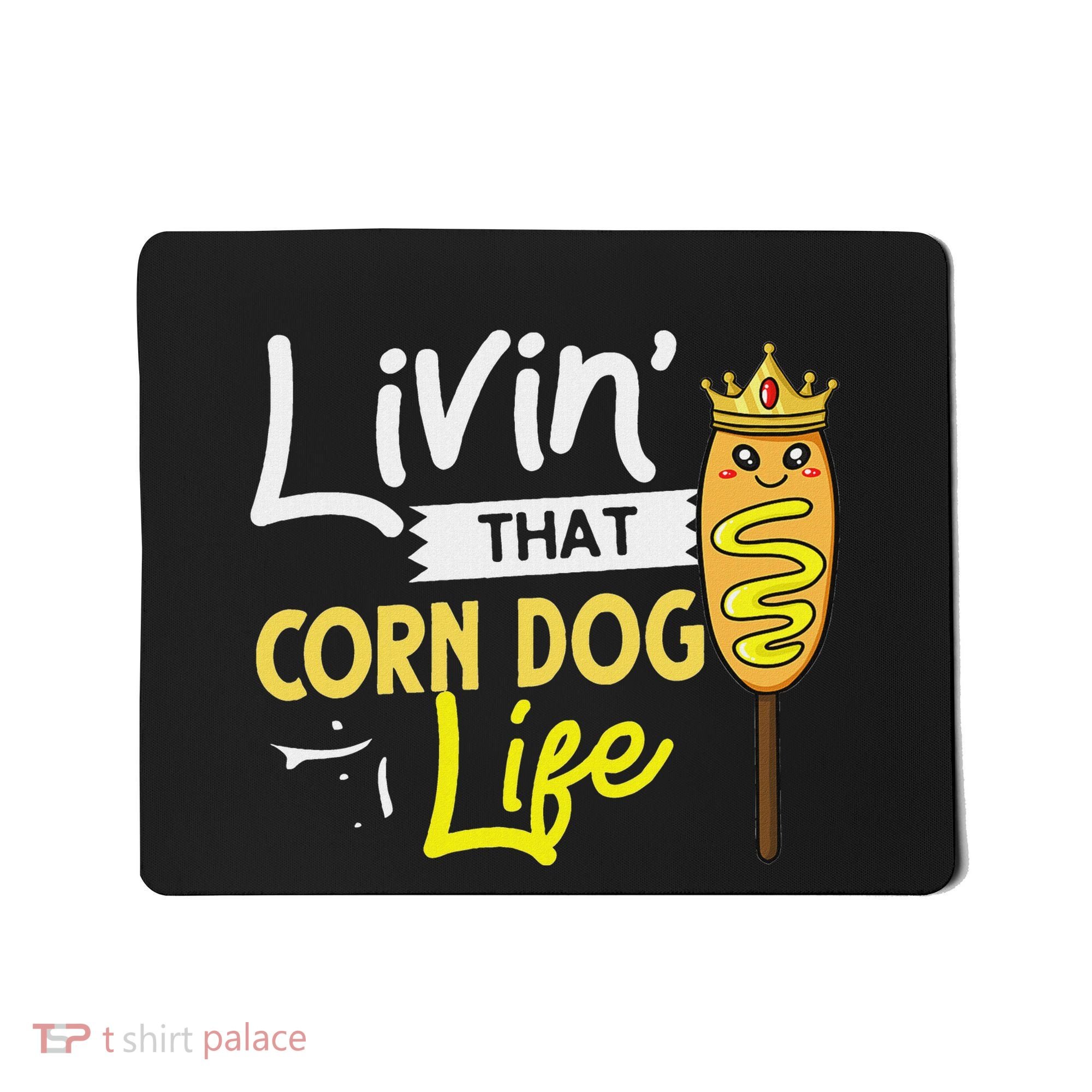 Corn Dog Korean Mini Cheese Vegan Mousepad