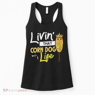 Corn Dog Korean Mini Cheese Vegan Women's Tank Top