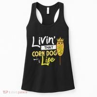 Corn Dog Korean Mini Cheese Vegan Women's Tank Top thumb 0