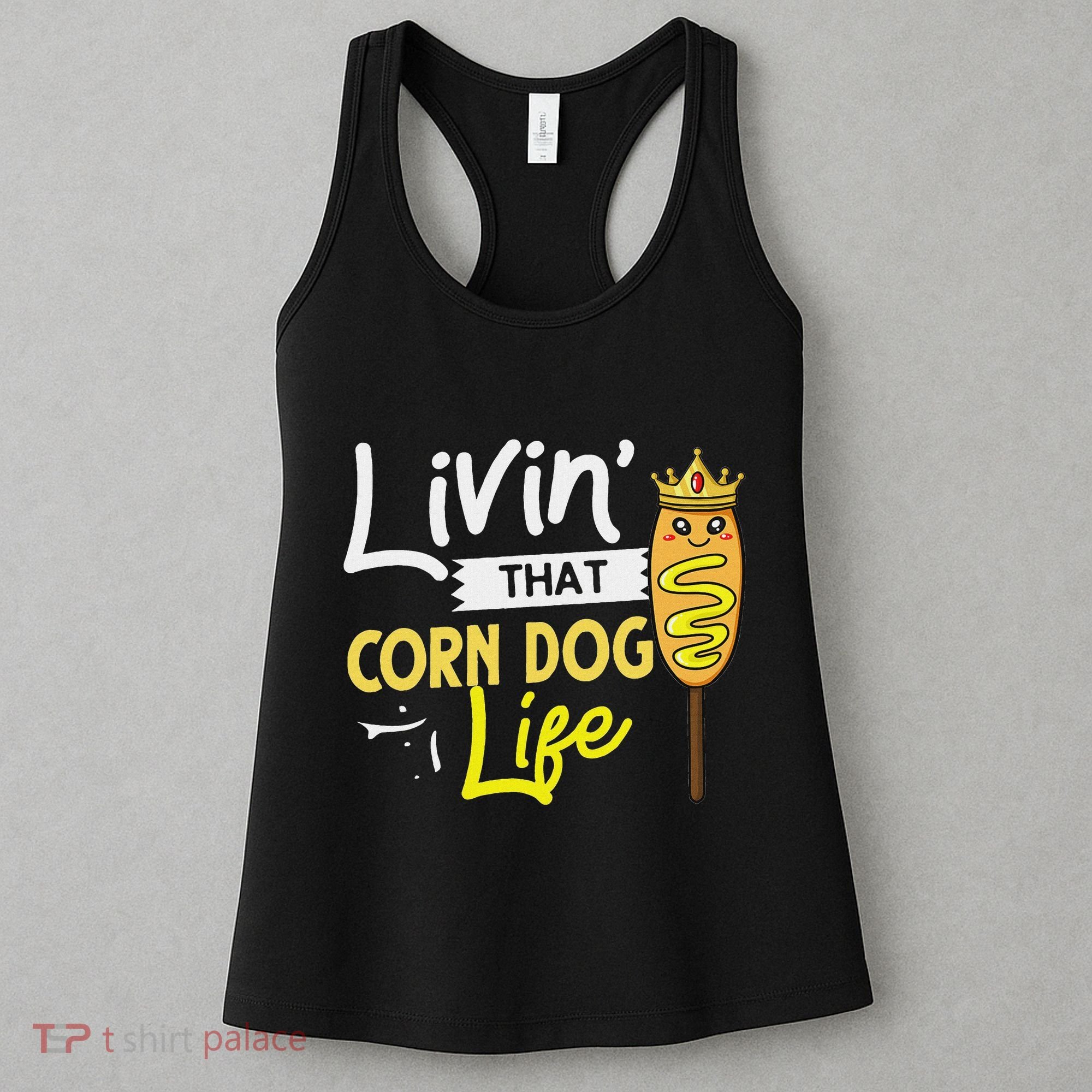 Corn Dog Korean Mini Cheese Vegan Women's Tank Top