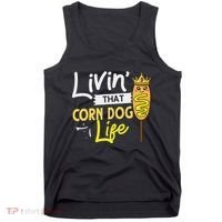 Corn Dog Korean Mini Cheese Vegan Tank Top thumb 0