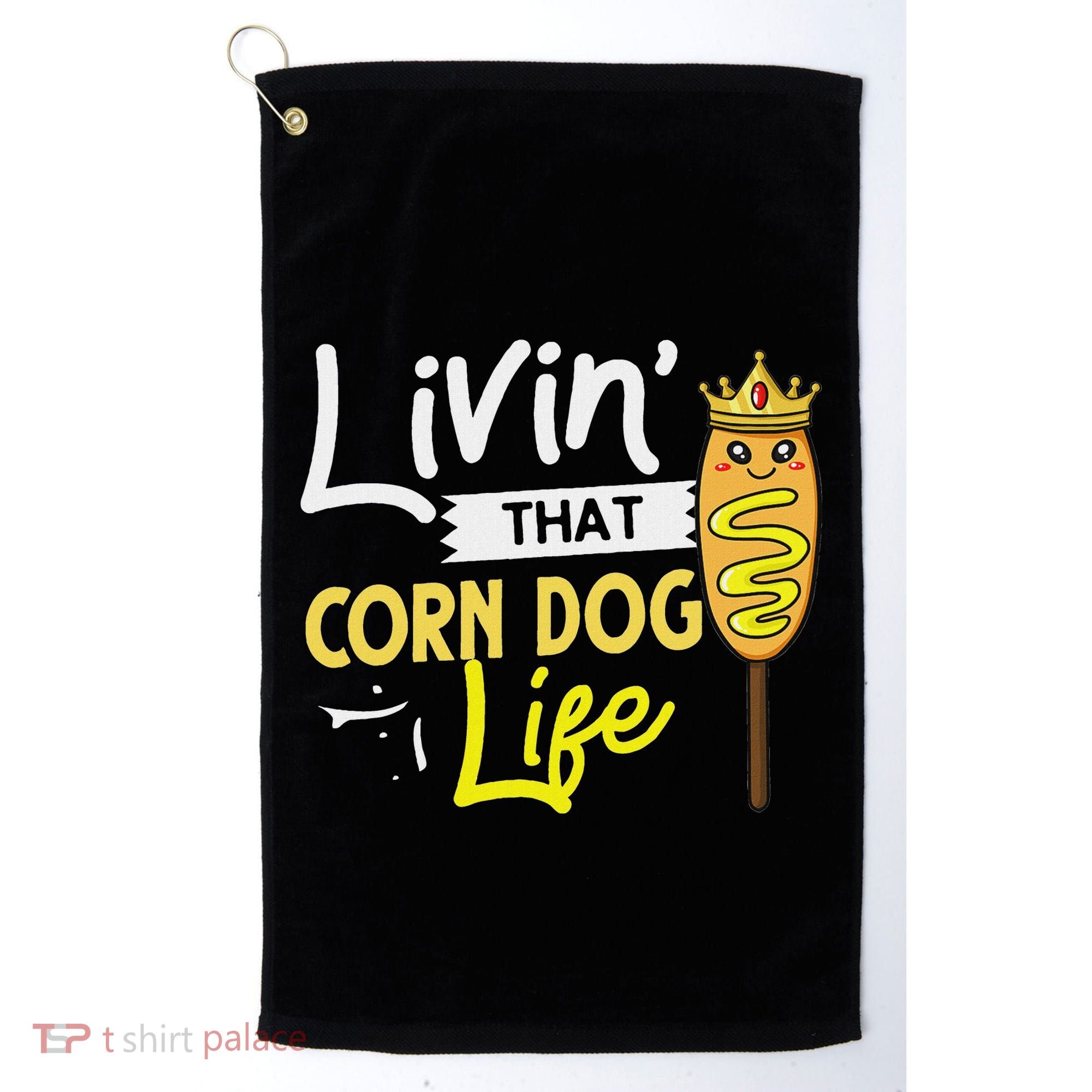 Corn Dog Korean Mini Cheese Vegan Golf Towel