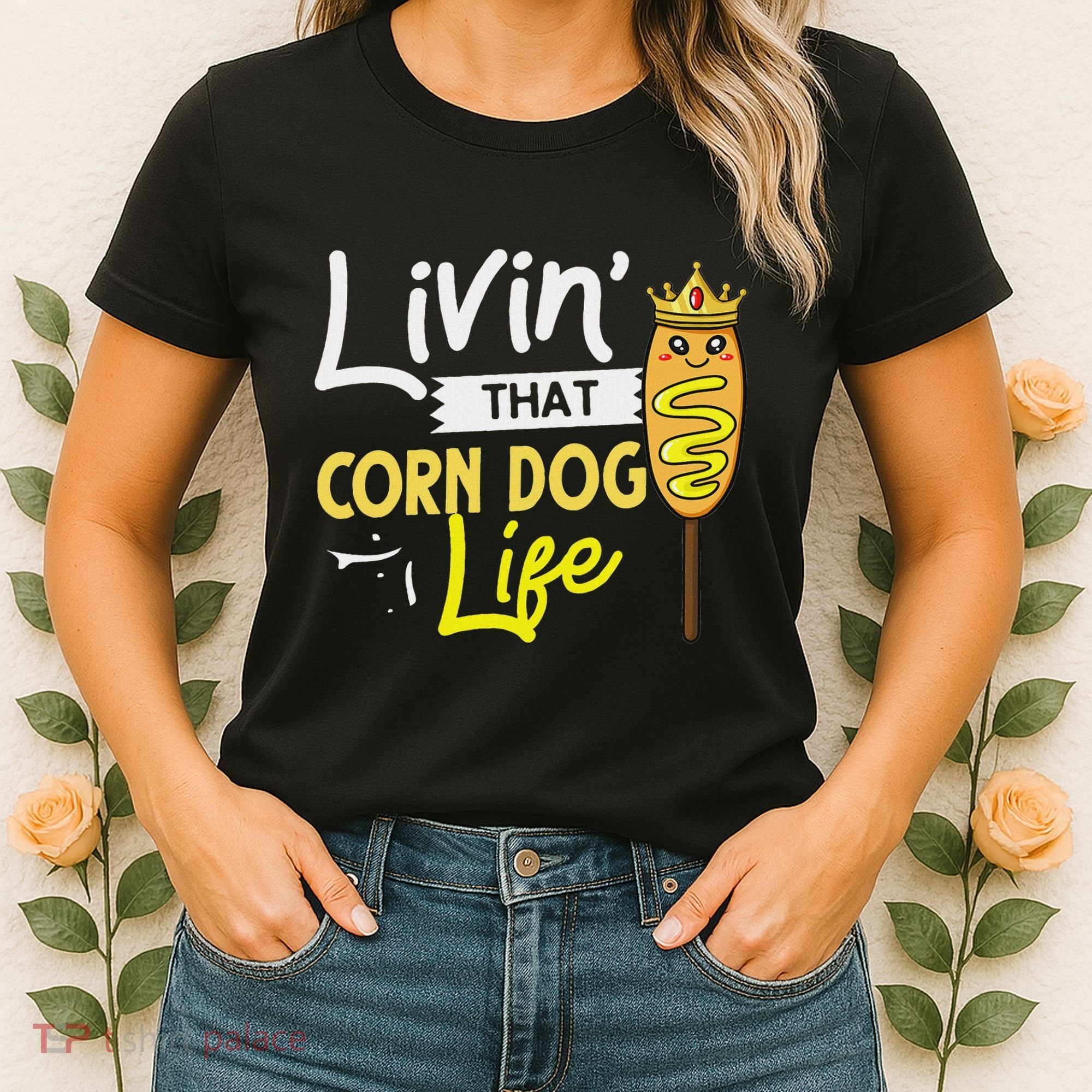 Corn Dog Korean Mini Cheese Vegan Women's T-Shirt
