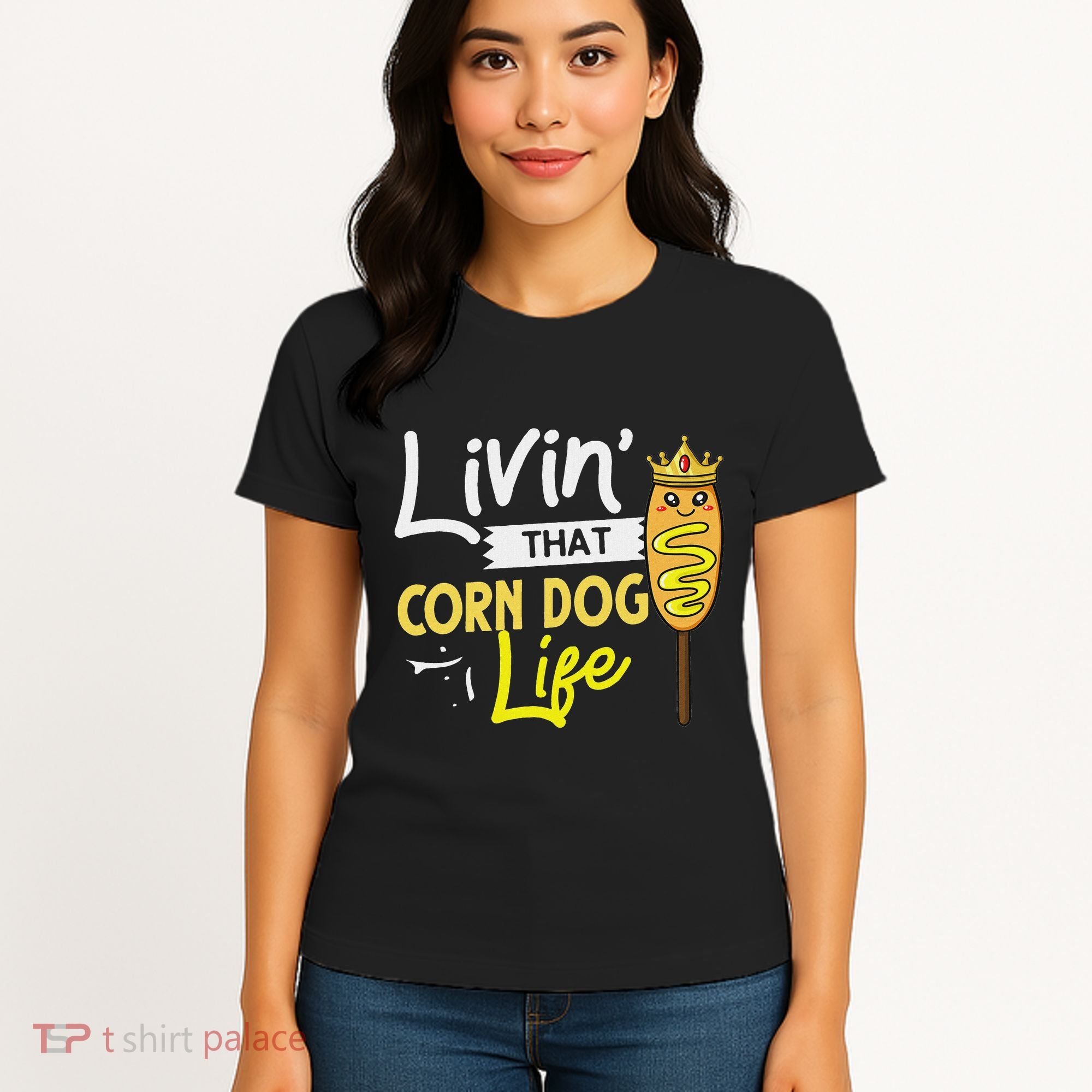Corn Dog Korean Mini Cheese Vegan Women's T-Shirt