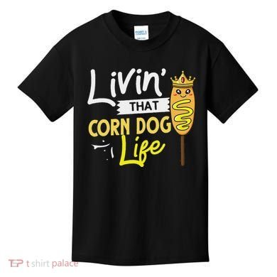 Corn Dog Korean Mini Cheese Vegan Kids T-Shirt