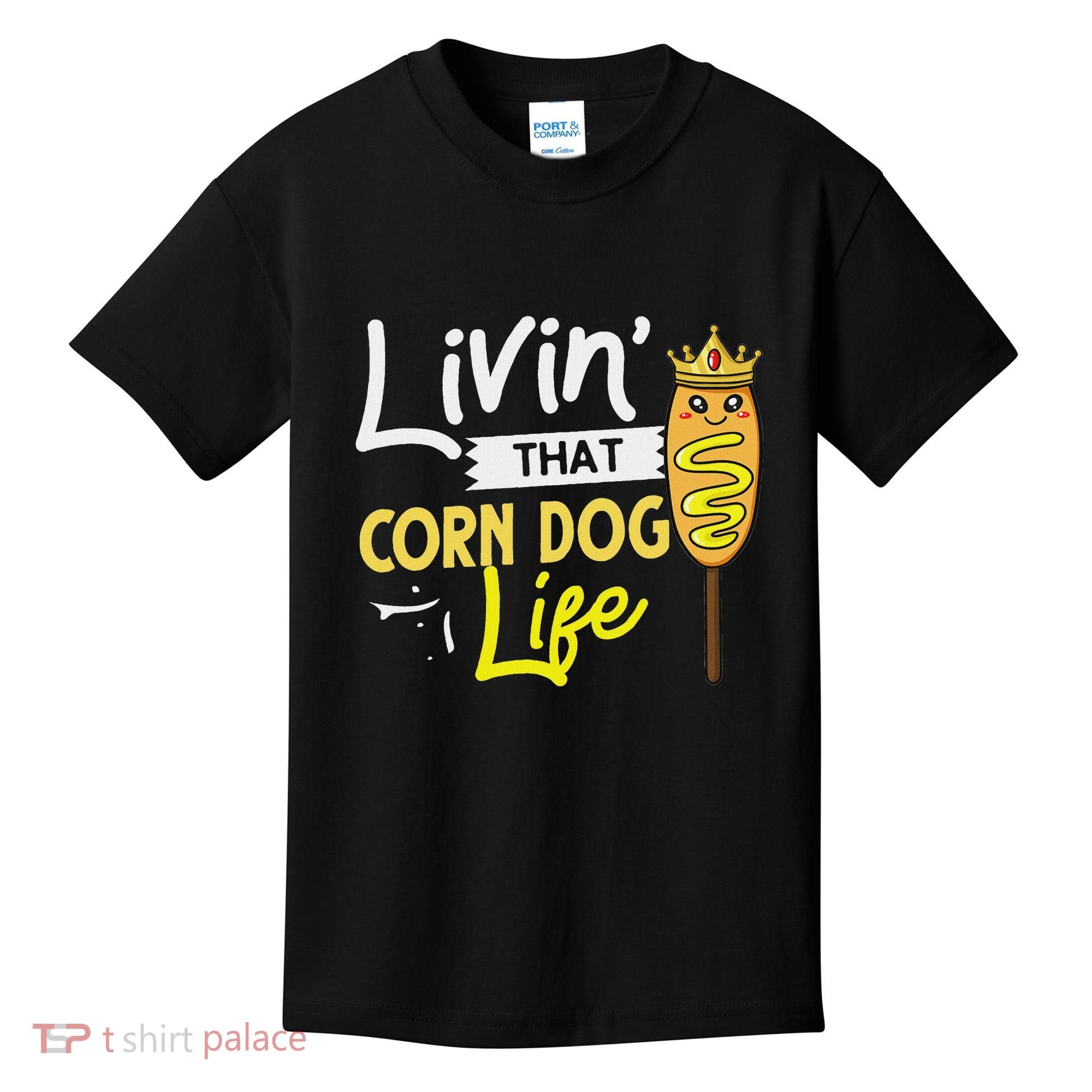 Corn Dog Korean Mini Cheese Vegan Kids T-Shirt