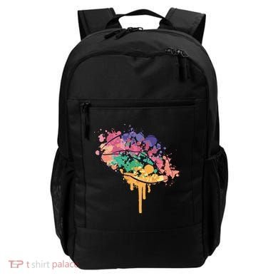 Colorful Drip Lips Backpack