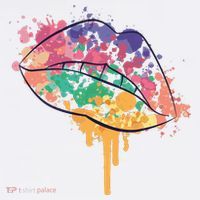 Colorful Drip Lips T-Shirt thumb 7