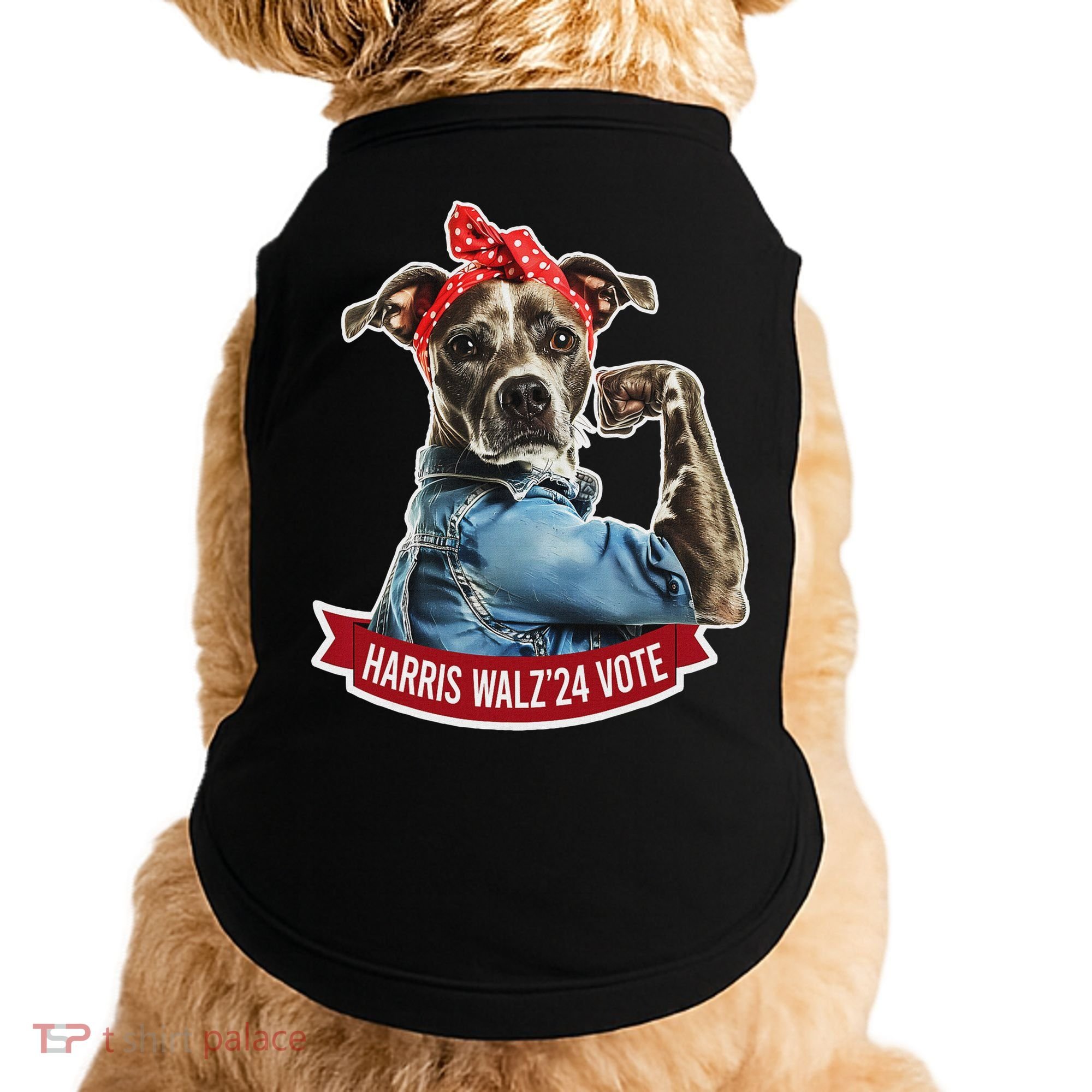 Childless Dog Lady Kamala Harris Tim Walz Vote Election Doggie Tank