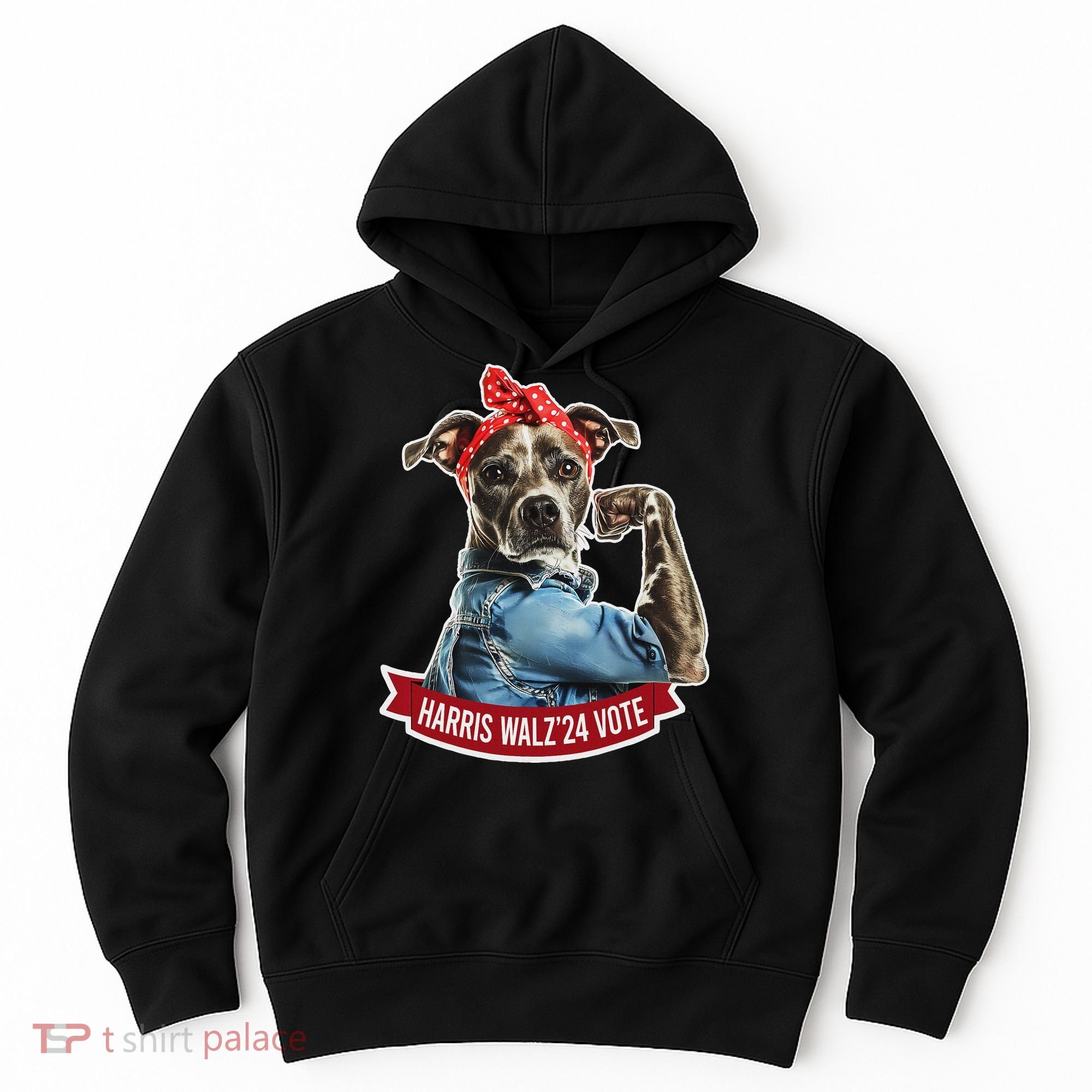 Childless Dog Lady Kamala Harris Tim Walz Vote Election Hoodie