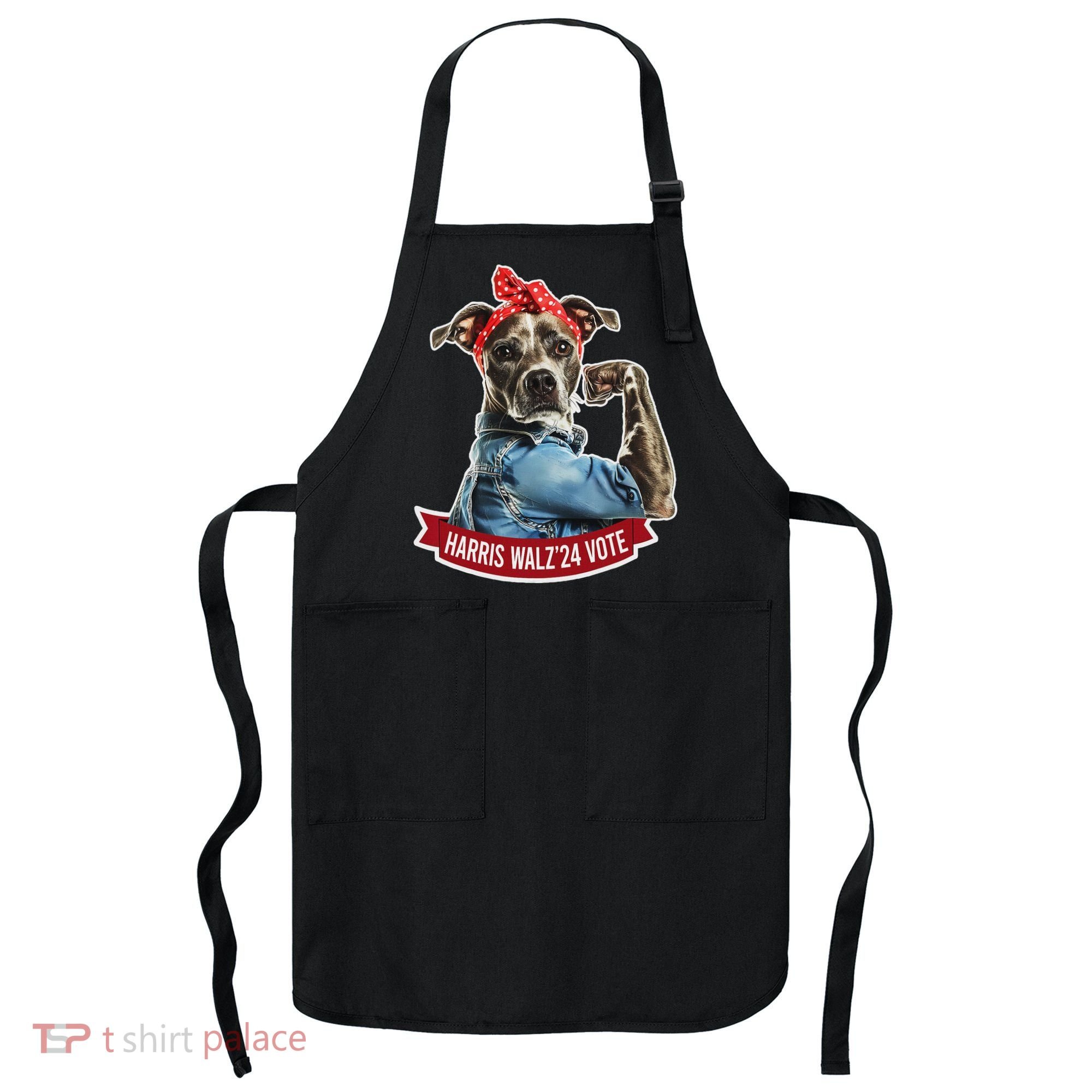 Childless Dog Lady Kamala Harris Tim Walz Vote Election Apron