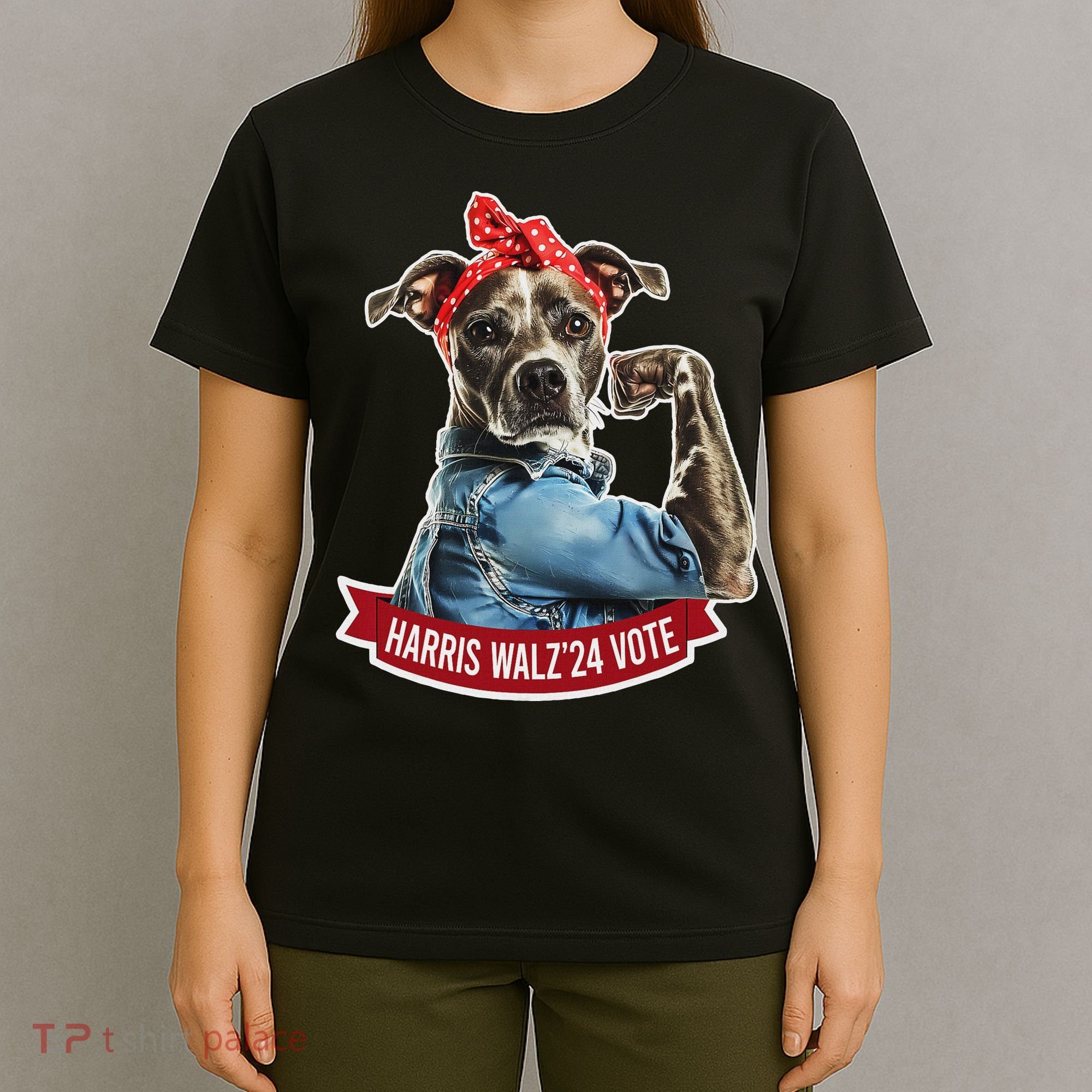 Childless Dog Lady Kamala Harris Tim Walz Vote Election T-Shirt