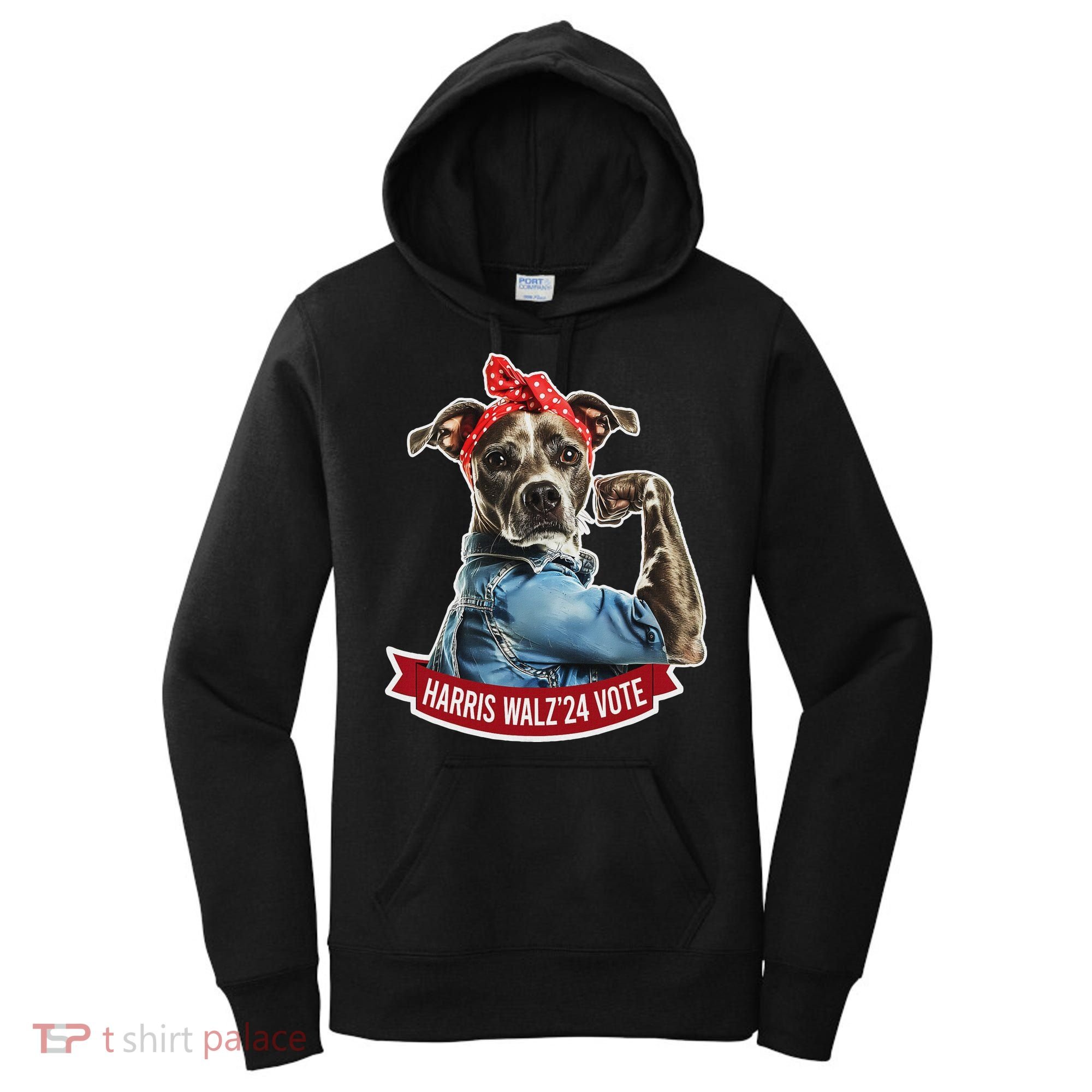 Childless Dog Lady Kamala Harris Tim Walz Vote Election Women's Hoodie