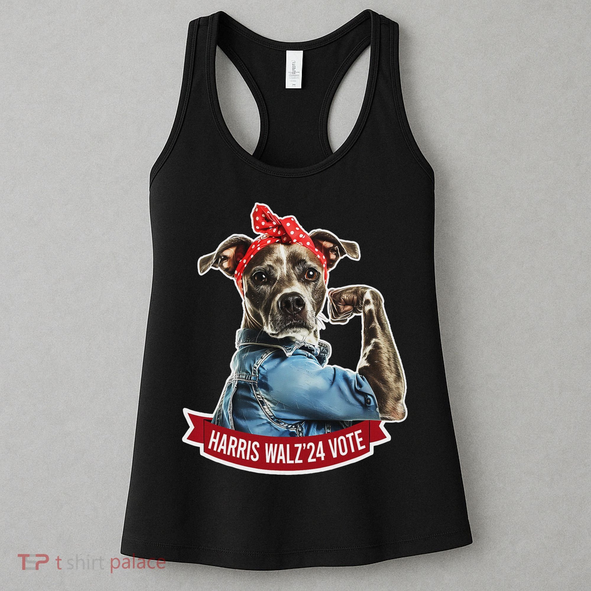 Childless Dog Lady Kamala Harris Tim Walz Vote Election Women's Tank Top