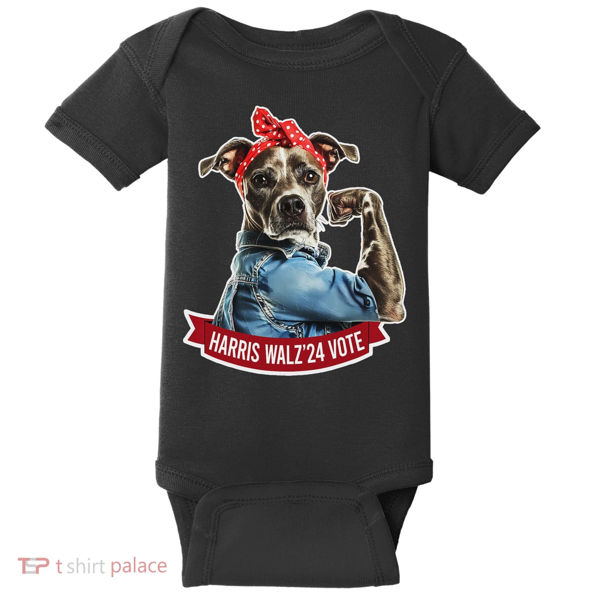 Childless Dog Lady Kamala Harris Tim Walz Vote Election Baby Bodysuit