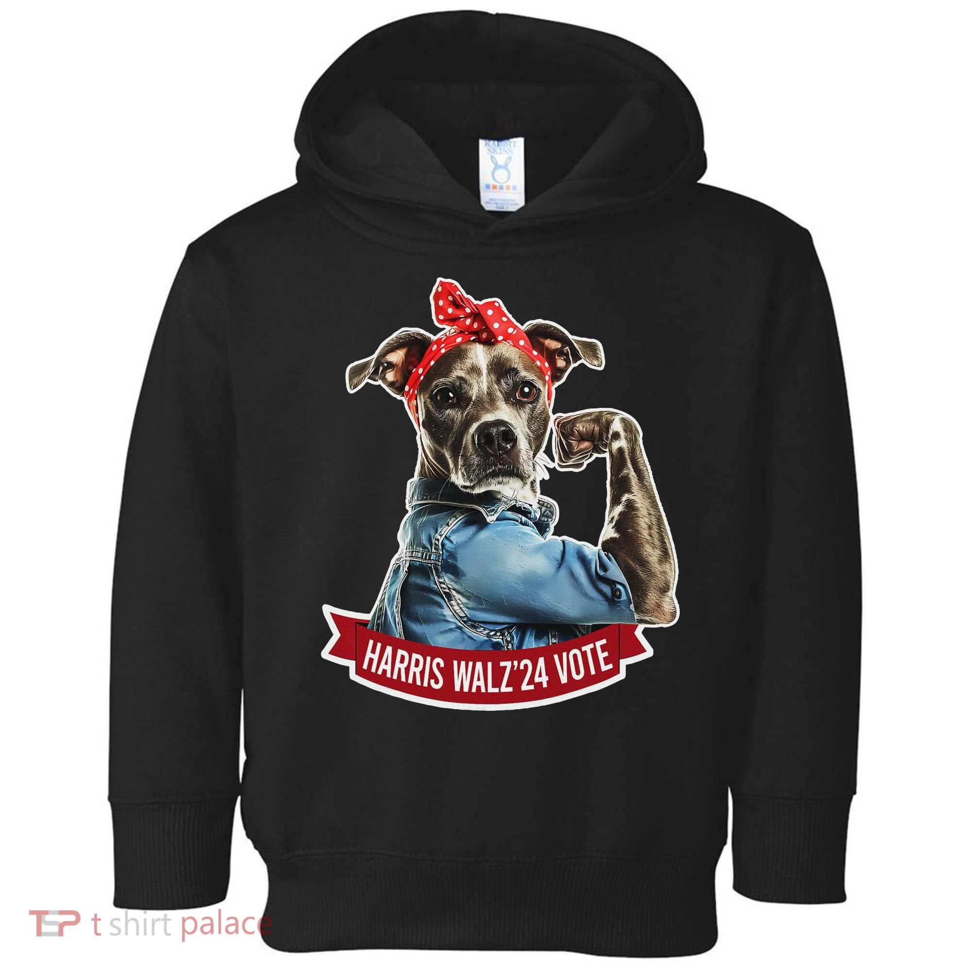 Childless Dog Lady Kamala Harris Tim Walz Vote Election Toddler Hoodie
