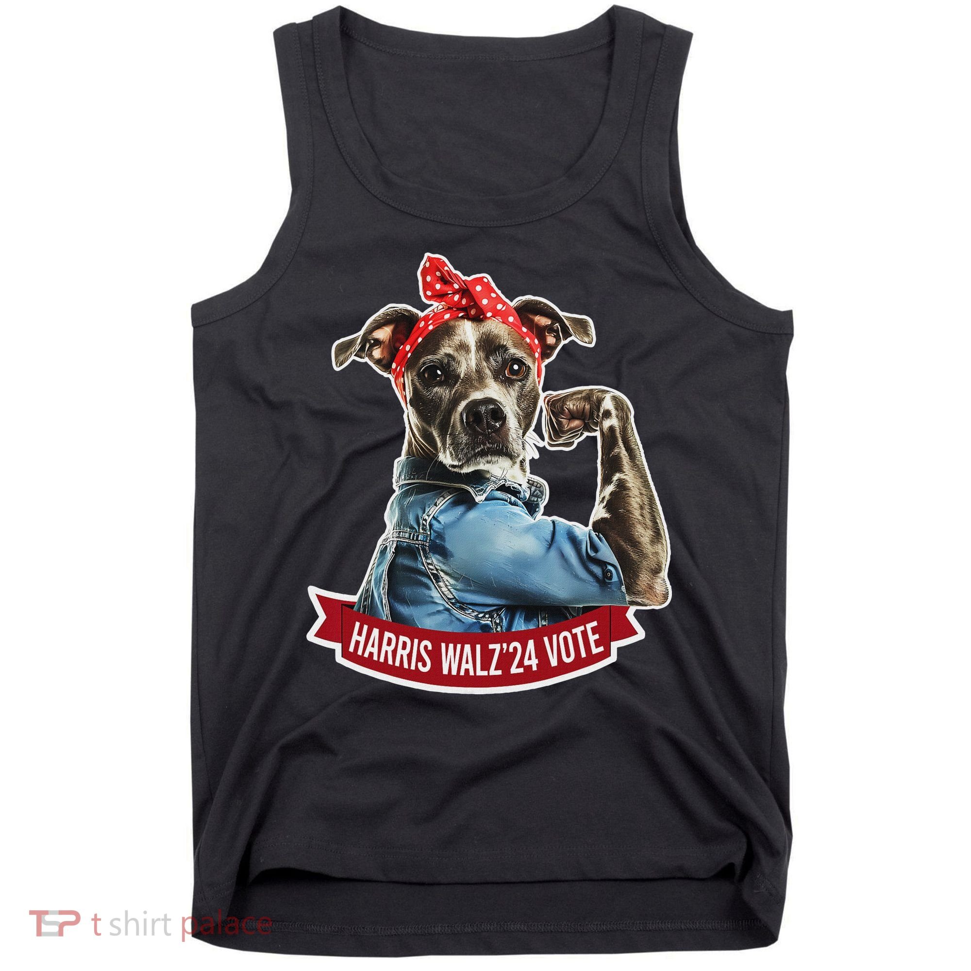 Childless Dog Lady Kamala Harris Tim Walz Vote Election Tank Top