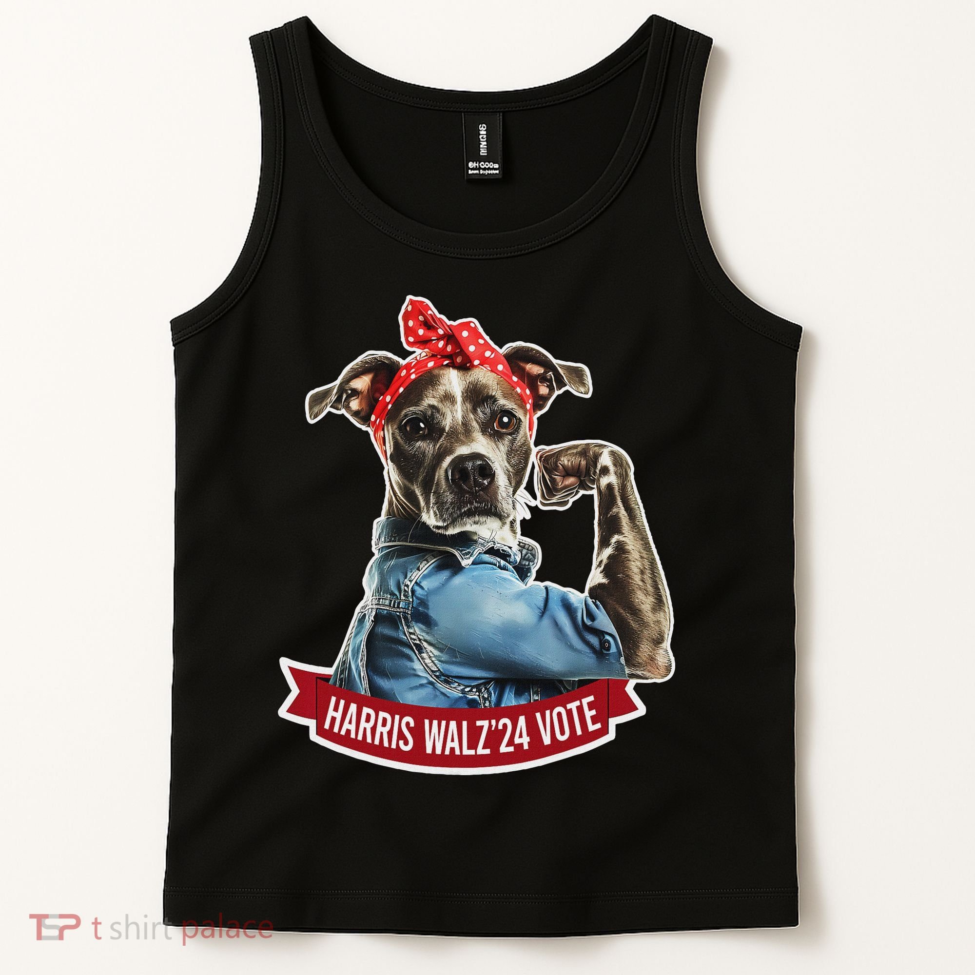 Childless Dog Lady Kamala Harris Tim Walz Vote Election Tank Top