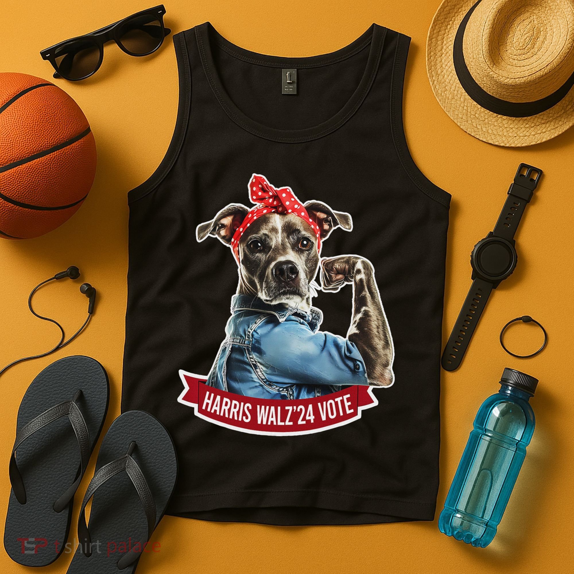Childless Dog Lady Kamala Harris Tim Walz Vote Election Tank Top