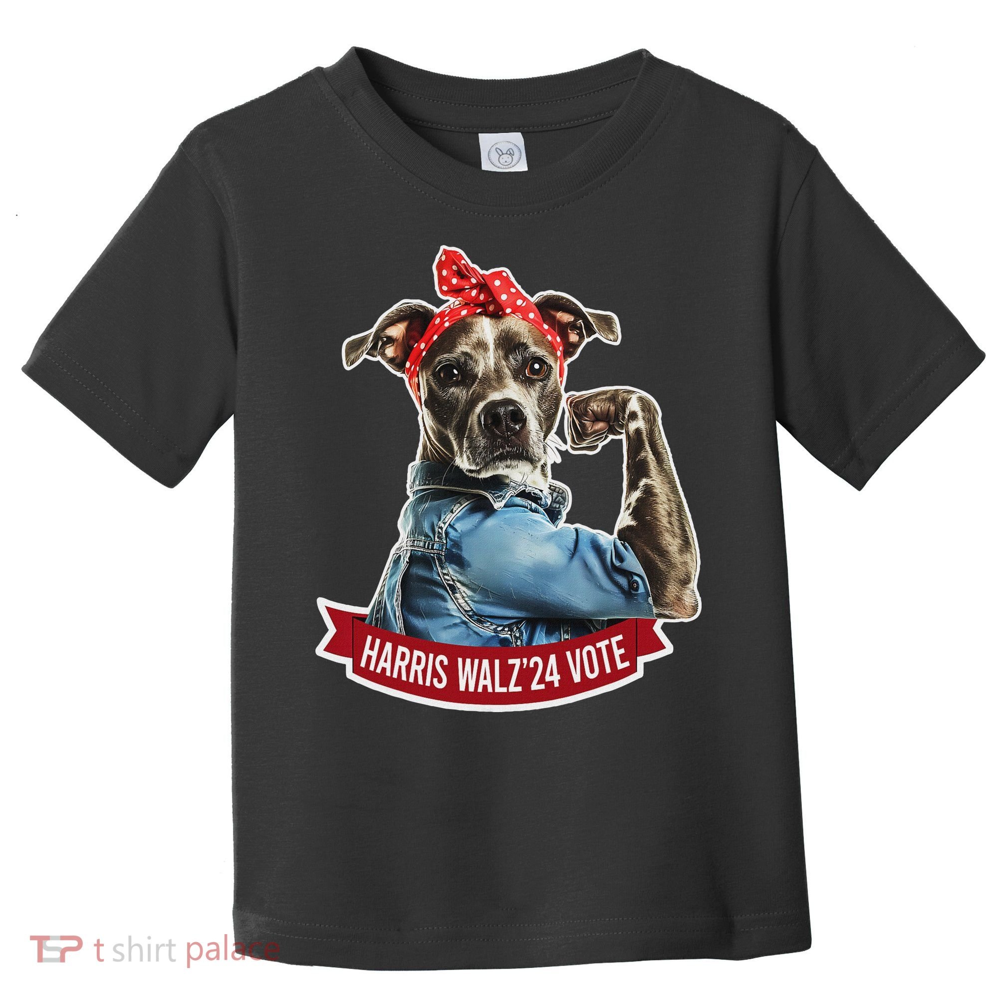 Childless Dog Lady Kamala Harris Tim Walz Vote Election Toddler T-Shirt