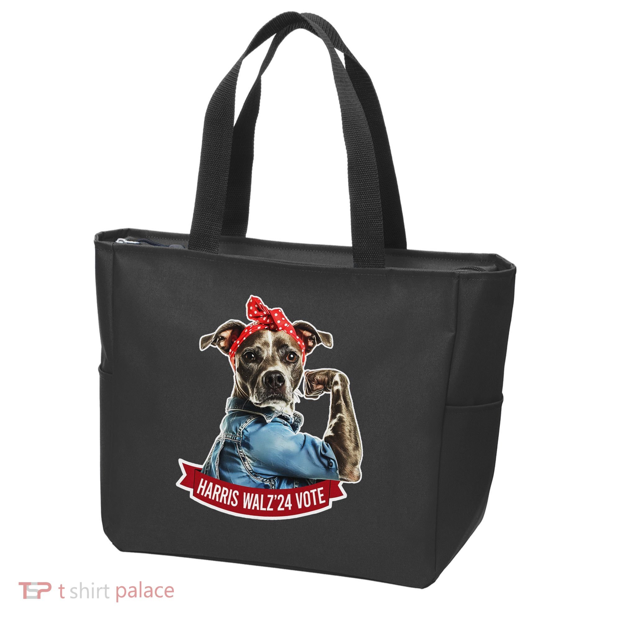 Childless Dog Lady Kamala Harris Tim Walz Vote Election Tote Bag