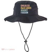 Childless Dog Lady Against Fascism Bucket Hat thumb 0