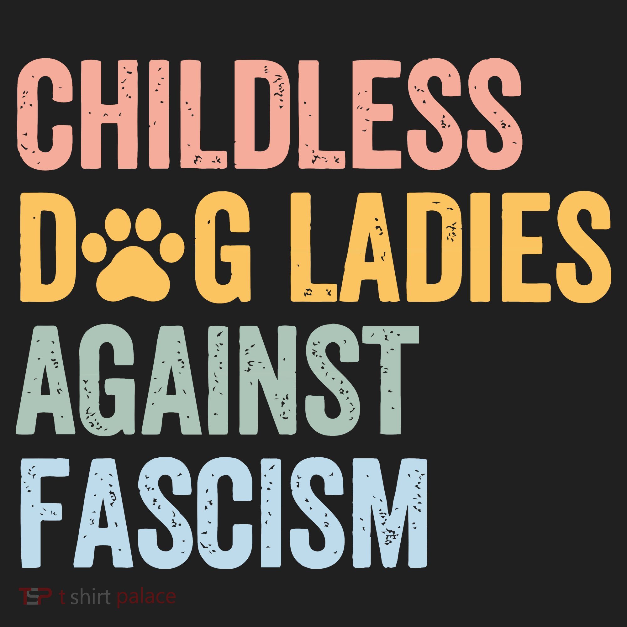 Childless Dog Lady Against Fascism Hat