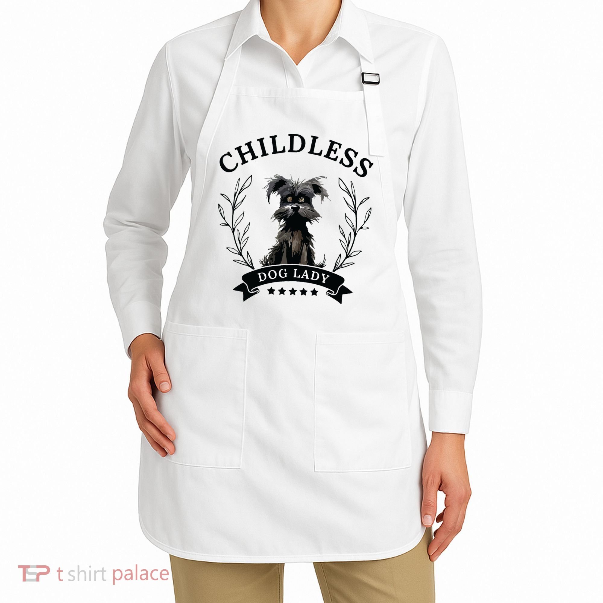 Childless Dog Lady For President 2024 Childless Dog Lady Apron