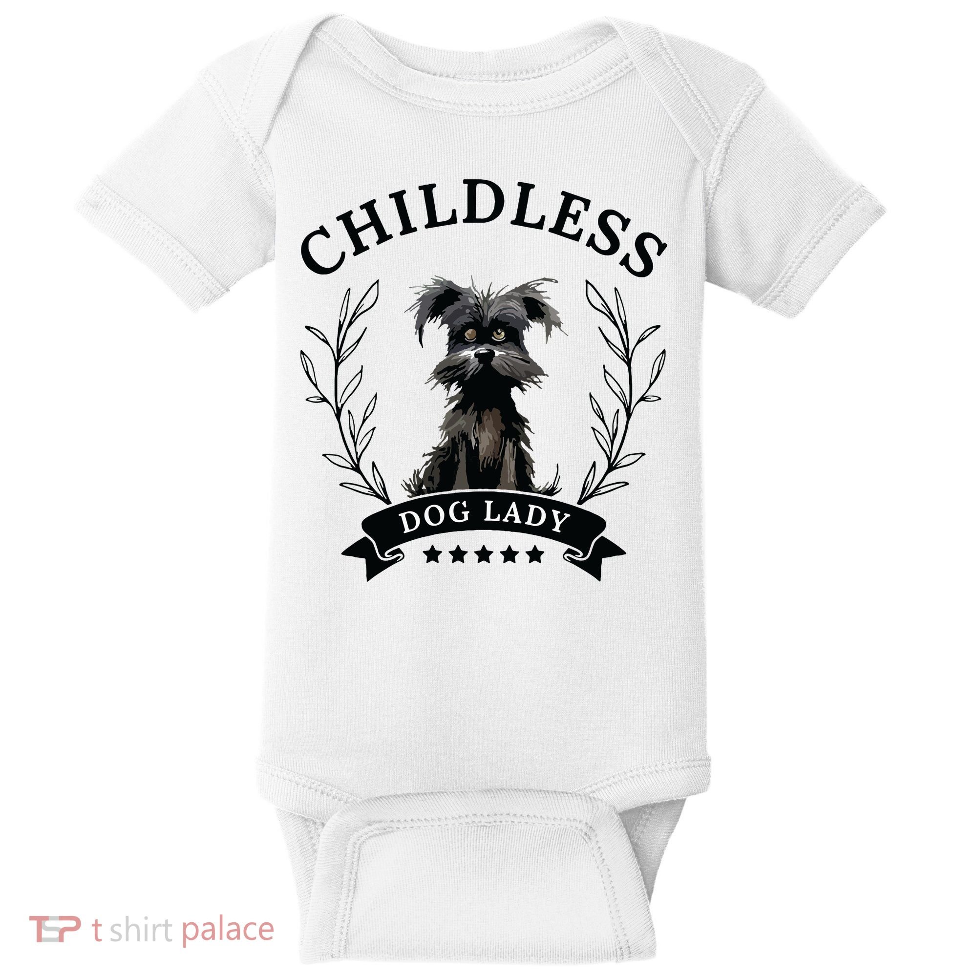 Childless Dog Lady For President 2024 Childless Dog Lady Baby Bodysuit