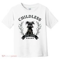 Childless Dog Lady For President 2024 Childless Dog Lady Toddler T-Shirt thumb 0