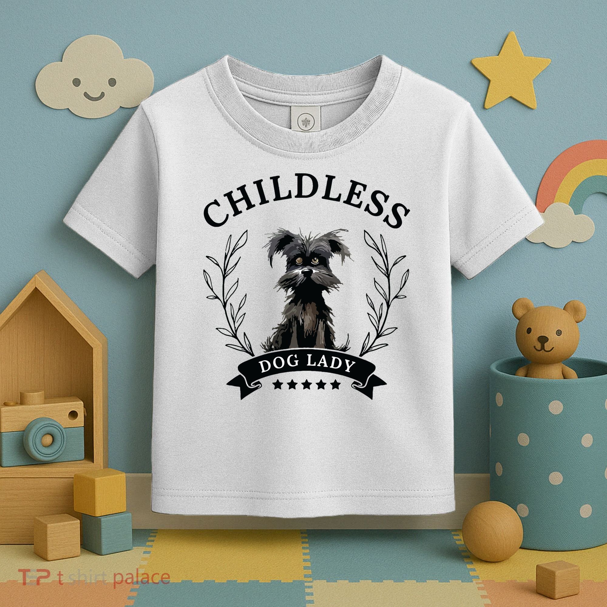 Childless Dog Lady For President 2024 Childless Dog Lady Toddler T-Shirt