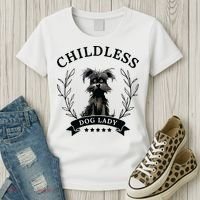 Childless Dog Lady For President 2024 Childless Dog Lady Women's T-Shirt thumb 3
