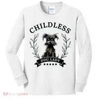 Childless Dog Lady For President 2024 Childless Dog Lady Kids Long Sleeve Shirt thumb 0