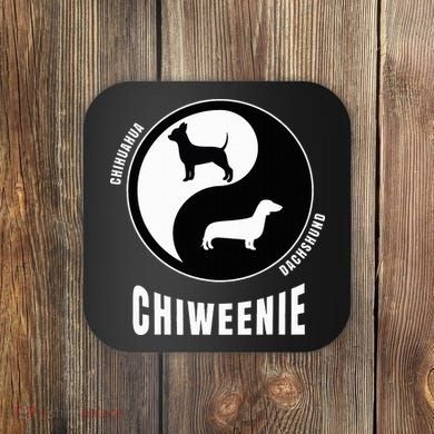 Chiweenie Dog Lovers Breeders Gift Pet Chiweenie Coaster
