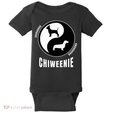 Chiweenie Dog Lovers Breeders Gift Pet Chiweenie Baby Bodysuit